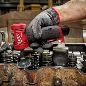 Milwaukee M12 FUEL 12V Lithium-Ion Brushless Cordless 1/4 in. Right Angle Die Grinder (Tool-Only) - Image 7