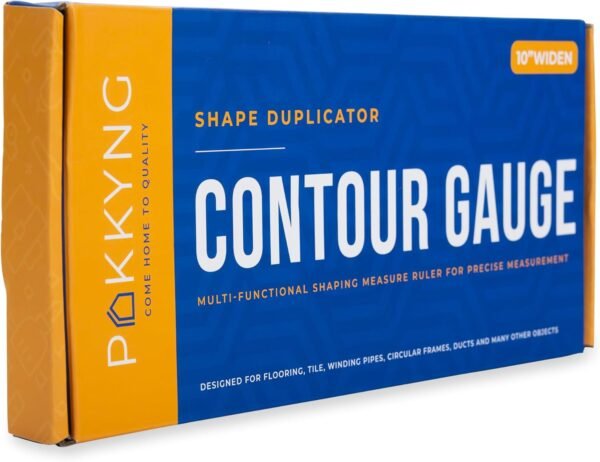 Contour Gauge Tool With Lock (10 Inches) - Contour Ruler Marking Tool - Super Gauge Shape and Outline Tool - Profile Gauge - Corner Measuring Tool for Odd Shapes - Woodworking Gifts for Men 6 71WHv3FWkmL. AC SL1500