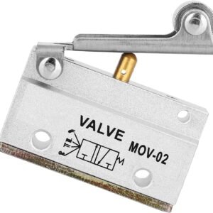 G1/8 Roller Pneumatic Valve MOV-02 Pneumatic Air Valve Compact Pneumatic Switch Valve Pneumatic Switch for Mechanical Equipment Textile Equipment - Image 8