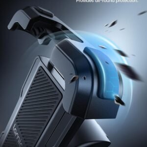 Lamicall Motorcycle Phone Mount, Bike Phone Holder - [Metal Lock] Upgrade Quick Install Handlebar Clip for Bicycle Scooter, Cell Phone Clamp for iPhone 17 16 15 Pro Max, Galaxy, 4.7-6.8" Phones - Image 6