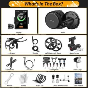 Bafang Electric Bike Conversion Kit Mid Motor BBS-HD 48 V 1000 W Motor Accessories Display Optional Kit Downtube Battery 20 Bafang Electric Bike Conversion Kit Mid Motor BBS-HD 48 V 1000 W Motor Accessories Display Optional Kit Downtube Battery - Image 7