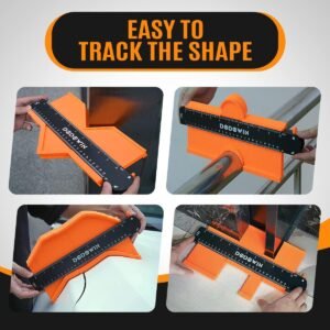 dodowin Contour Gauge Tool,Fathers Day Gifts for Men Birthday Dad Husband Him, Super Gauge Shape Outline Tool for Woodworking, Flooring Measure Tools,Anniversary/Boyfriend Gift 17 dodowin Contour Gauge Tool,Fathers Day Gifts for Men Birthday Dad Husband Him, Super Gauge Shape Outline Tool for Woodworking, Flooring Measure Tools,Anniversary/Boyfriend Gift - Image 7