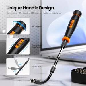 JOREST 152 in 1 Precision Screwdriver Set, Tool Gifts for Men, Magnetic Tool Kit with Torx Triwing Bits, Repair for Electronics,Macbook, Laptop, PC, RC, PS5, iphone,Jewelers, XBOX, Glasses 11 JOREST 152 in 1 Precision Screwdriver Set, Tool Gifts for Men, Magnetic Tool Kit with Torx Triwing Bits, Repair for Electronics,Macbook, Laptop, PC, RC, PS5, iphone,Jewelers, XBOX, Glasses - Image 3