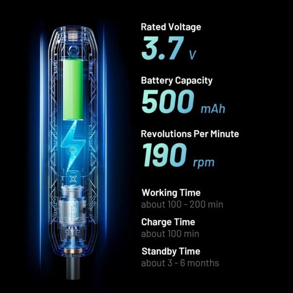 EZARC Electric Screwdriver Set, 181 in 1 Cordless Screwdriver, 3 Torque Settings with 160 Magnetic Precision Bits, Power Screwdriver Repair Tool Kit for Phone Laptop Camera Watch Computer 4 71aM9EB9 gL. AC SL1500