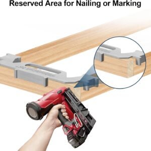 Framing Tools - 16″ Framing Stud Layout Tool, Stud Framing Jig for 16 Inch On-Center Precision Wall Stud Framing Measurement (1-Piece) - Image 9