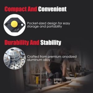 Trim Carpentry Tools Woodworking Measuring Ruler and Finish Ruler Multitool-Measure Distances, Mark Cuts Aluminum Alloy (Black) 14 Trim Carpentry Tools Woodworking Measuring Ruler and Finish Ruler Multitool-Measure Distances, Mark Cuts Aluminum Alloy (Black) - Image 7