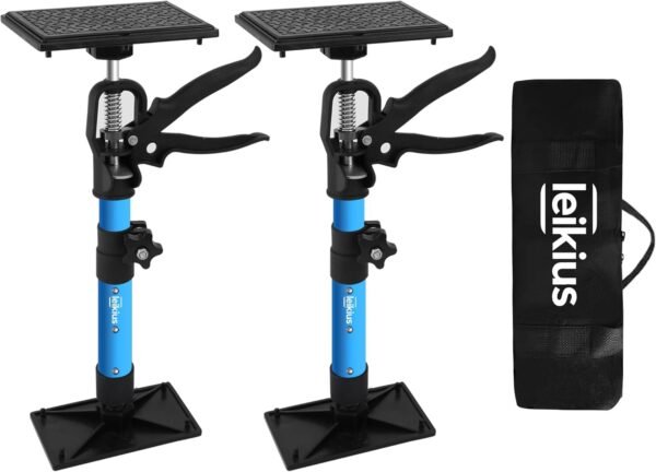 2PK Steel Cabinet Jacks for Installing Cabinets,14.6-23.6Inches, Adjustable 3rd Hand Support System,Telescopic Hand Support Pole, Third Hand Tools Support Pole 132LB Load for Lifting Drywall 2 71fLyKPCuJL. AC SL1500