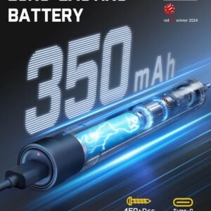Fanttik E1 Max Electric Screwdriver, Mini Precision Screwdriver Set, 50 Magnetic Bits, Magnetic Storage, 5/32‘’Hex, Repair Tool Kit for Electronics Phone Camera Laptop Watch (Grey) 17 Fanttik E1 Max Electric Screwdriver, Mini Precision Screwdriver Set, 50 Magnetic Bits, Magnetic Storage, 5/32‘’Hex, Repair Tool Kit for Electronics Phone Camera Laptop Watch (Grey) - Image 8
