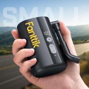 Fanttik X9 Ace Mini Bike Pump, 32s Fast Inflate Bike Pump with Gauge, 150PSI Electric Air Pump with Presta and Schrader Valve, Suitable for Mountain Bike, Road Bike, Electric Bike, MTB - Image 8