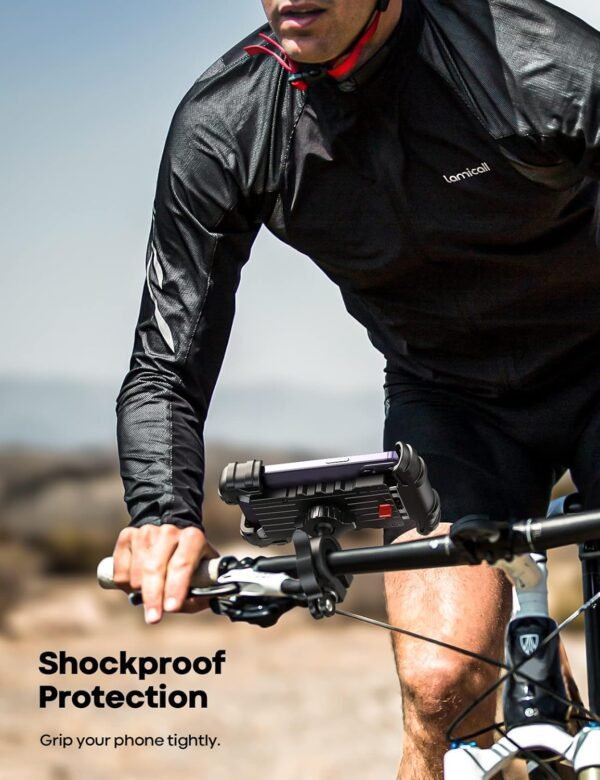 Lamicall Bike Phone Holder, Motorcycle Mount - Motorcycle Phone Holder, Handlebar Cell Phone Clamp, Scooter Phone Clip for iPhone Air 17 Pro Max, 16 15 Pro Max Plus, S20, More 4.7 to 6.8" Smartphones 6 71hMKc dmQL. AC SL1500