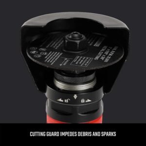 CRAFTSMAN 3-in Cutoff Tool, High-Speed RPM Cutting, Lightweight & Compact Design, Safety Guard & Ergonomic Grip for Automotive, Metalwork, and DIY Projects - Image 6