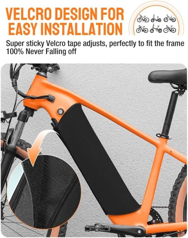 2P-Standard / 1P-Large Size EBike Battery Cover Waterproof, Bicycle Frame Battery Protector Cover 4 71ih2Rvpu L. AC SL1000