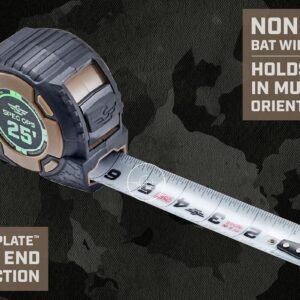 Spec Ops Tools 25-Foot Elite Series Tape Measure, 1 1/4" Double-Sided Blade, 12 Feet of Stand Out, Military-Grade Composite Case, 3% Donated to Veterans, 2-Pack - Image 5