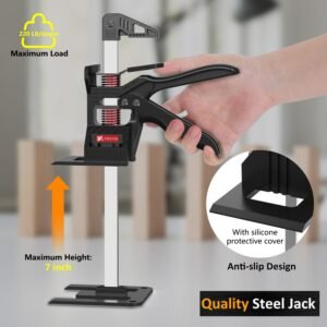 Labor Saving Arm Jack(2 Pcs),Multi-Function Height Adjustment Lifting Device with Portable Bag,Suitable for Door & Window Lifting,Drywall Lifts etc(13inch) 11 Labor Saving Arm Jack(2 Pcs),Multi-Function Height Adjustment Lifting Device with Portable Bag,Suitable for Door & Window Lifting,Drywall Lifts etc(13inch) - Image 4