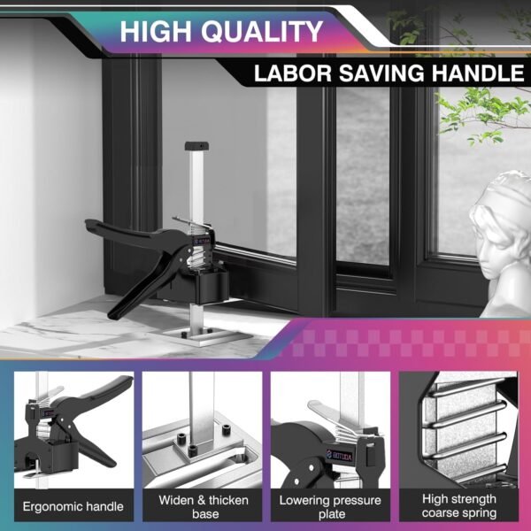 2025 New Labor Saving Handle(2Pack) 12 in Hand Lifting Jack Tool, Multifunctional Furniture Lifter Tool, cabinets Door Paneland Windows Lifting Jack ,Raised by 6.7 inches, Bearing 360LBS 7 71jN+6r78DL. AC SL1500