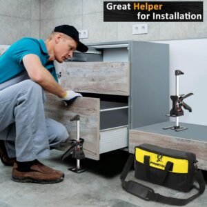 Labor Saving Arm Jack(2 Pcs),Multi-Function Height Adjustment Lifting Device with Portable Bag,Suitable for Door & Window Lifting,Drywall Lifts etc(13inch) 10 Labor Saving Arm Jack(2 Pcs),Multi-Function Height Adjustment Lifting Device with Portable Bag,Suitable for Door & Window Lifting,Drywall Lifts etc(13inch) - Image 3