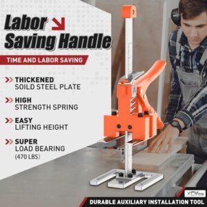 Labor-Saving Handle 2 Pack, Construction Jack, Wall Tile Locator, Multi-Function Height Adjustment Lifting Device, Door Panel Lifting Cabinet Jack, Raised 10 in, Pair Dynamic Load 400 LB 11 Labor-Saving Handle 2 Pack, Construction Jack, Wall Tile Locator, Multi-Function Height Adjustment Lifting Device, Door Panel Lifting Cabinet Jack, Raised 10 in, Pair Dynamic Load 400 LB - Image 3