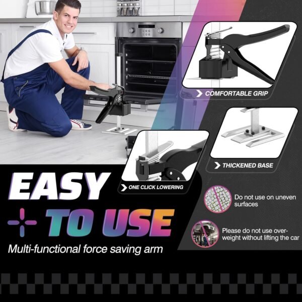 2025 New Labor Saving Handle(2Pack) 12 in Hand Lifting Jack Tool, Multifunctional Furniture Lifter Tool, cabinets Door Paneland Windows Lifting Jack ,Raised by 6.7 inches, Bearing 360LBS 6 71kDNwLge2L. AC SL1500