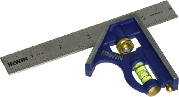 IRWIN Tools Combination Square, Metal-Body, 6-Inch (1794468), Blue 3 71l241fvluL. AC SL1500