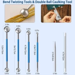 23 Pieces Metal Puzzle Tool Kit, AHIER Metal Model Tool Kit Including Plier Bending Assist Tools File Flat Tweezers Wire Wrapping Rod, 3D Metal Earth Tool Kit Model Building Tools - Image 7