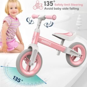 Bobike Toddler Balance Bike Toys for 1 to 4 Year Old Girls Boys Adjustable Seat and Handlebar No-Pedal Training Bike Best Gifts for Kids 13 Bobike Toddler Balance Bike Toys for 1 to 4 Year Old Girls Boys Adjustable Seat and Handlebar No-Pedal Training Bike Best Gifts for Kids - Image 6
