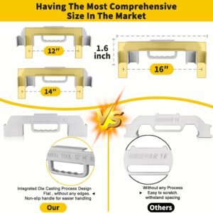 3 In 1 Framing Tools,12/14/16 On-Center Stud Layout Tool,Framing Spacing Tool,100% Cast Aluminum Wall Stud Framing Tool,Precision Measurement Jig Tool For woodworker,building,Furniture DIY (1PACK) 11 3 In 1 Framing Tools,12/14/16 On-Center Stud Layout Tool,Framing Spacing Tool,100% Cast Aluminum Wall Stud Framing Tool,Precision Measurement Jig Tool For woodworker,building,Furniture DIY (1PACK) - Image 4