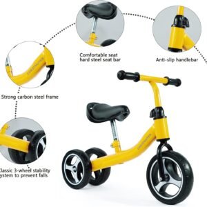 Baby Balance Bike, 1 2 3 Year Old Gifts, Ride on Toys for 1 Year Old, Best First Birthday Gift, Toddler Bike with 3 Wheels no Pedal 10 Baby Balance Bike, 1 2 3 Year Old Gifts, Ride on Toys for 1 Year Old, Best First Birthday Gift, Toddler Bike with 3 Wheels no Pedal - Image 3