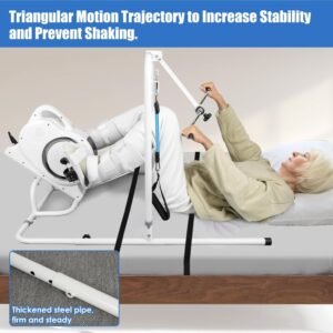 Bed Exercise Equipment for Elderly - Bed Bike with Electric Pedal Exerciser for Seniors & Limited Mobility: Auto Leg Exercise, Improves Circulation & Mobility, Arm & Leg Workout - Image 8