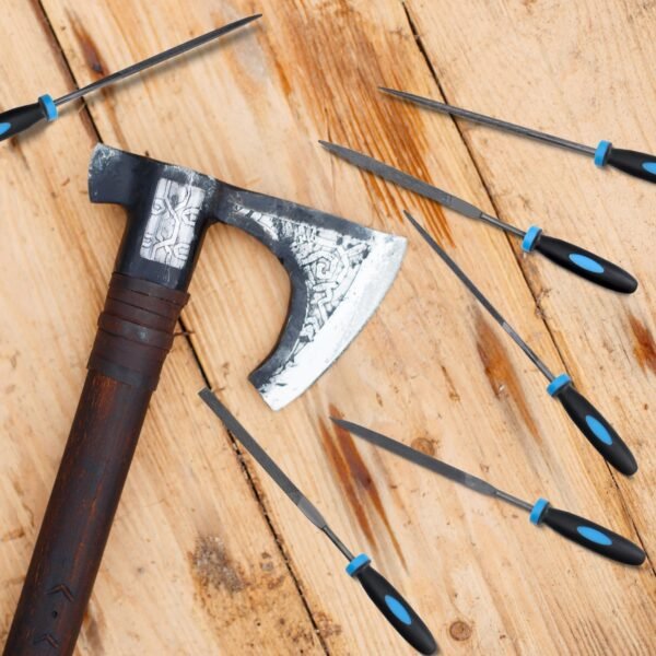 Metal Needle File Set Metal Files Files Tools for Metal Needle Files Small File set for Metal Work Flat File File Tool Steel File Hand Files for Metal Wood Plastic Jewelry Leather DIY 6 Pcs 6 71pX9RR+7sL. AC SL1500