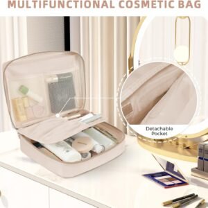 BAGAIL 8 Set Packing Cubes Luggage Packing Organizers for Travel Accessories-Cream 17 BAGAIL 8 Set Packing Cubes Luggage Packing Organizers for Travel Accessories-Cream - Image 8