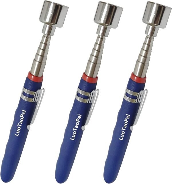 20lb.Telescoping Magnet Stick,Magnetic Pickup Tool, Gadget for Men Tool Telescoping Magnet Stick,Gifts for Men for Auto Repairer Carpentry etc.Extend up to 30". Small Metal Extends Tools. (3PCS) 2 71qRVs 8GcL. AC SL1500