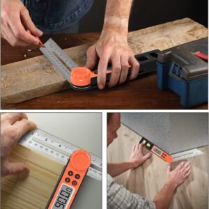 Digital Angle Finder Protractor 0-360 Degree T-Bevel Gauge & Protractor with Horizontal Vertical Bubble & Full LCD Display for Woodworking, Metalworking, Construction 16 Digital Angle Finder Protractor 0-360 Degree T-Bevel Gauge & Protractor with Horizontal Vertical Bubble & Full LCD Display for Woodworking, Metalworking, Construction - Image 8
