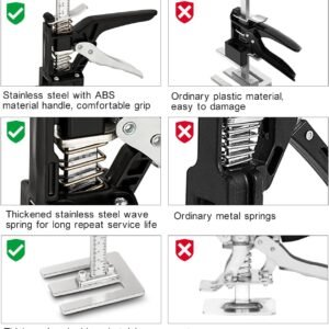 Labor Saving Arm Jack 2 Pack,15.5 Inch Multifunctional Furniture Lifter Jacks for Installing Cabinets and Wall Tile Height Adjuster Handheld Tool - Image 5