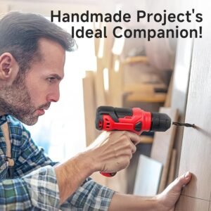 Tool Set - 8V Cordless Drill Kit, 132 Piece Box With Hand Drill, Home Kits for Men & Women, Perfect for Homeowner, Diyer, Handyman 12 Tool Set - 8V Cordless Drill Kit, 132 Piece Box With Hand Drill, Home Kits for Men & Women, Perfect for Homeowner, Diyer, Handyman - Image 4