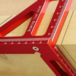 Aluminum Square 3D Multi-Angle, 45/90 Degree，Precision Combination Square Tool for Woodworking - Multi-Angle Measuring Ruler with Protractor, Layout & Framing for DIY, Carpentry - Image 4