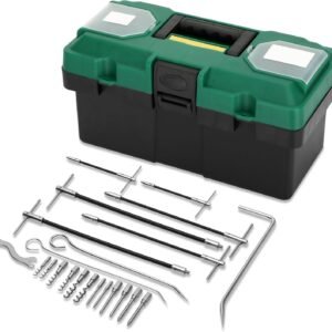 23pcs Packing Extractor Set, Portable Packing Puller Tool, Flexible Shaft Corkscrew Hook Extractor, Stainless Steel Packing Tool Set, Packing Removal Kit with Toolbox and Different Tips and Lengths - Image 2