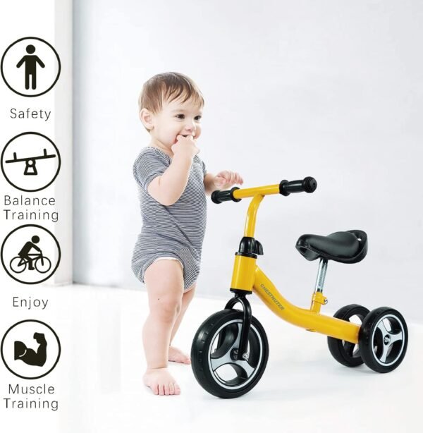 Baby Balance Bike, 1 2 3 Year Old Gifts, Ride on Toys for 1 Year Old, Best First Birthday Gift, Toddler Bike with 3 Wheels no Pedal 5 71w Ck7DeoL. AC SL1500