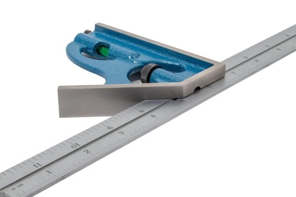 PEC Tools 2-Piece Combination Square Set - 4R 6” Machinist Blade Cast Steel Head, Reversible Locking Bolt, Scribe, for Metalworking, Carpentry and Multiple Applications, Made in USA 4 71yKQ80omzL. SL1500