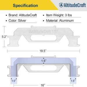 Framing Tools - 16″ Framing Stud Layout Tool, Stud Framing Jig for 16 Inch On-Center Precision Wall Stud Framing Measurement (1-Piece) - Image 5