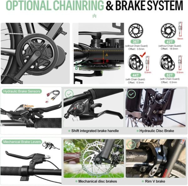BAFANG 48V 750W Mid Drive Kit - BBS02B CAN Bus Electric Bike Conversion Kit Ebike Conversion Kit for 68-73/100MM Mountain Bike Road Bike with Ebike Display & Battery (Optional) 5 81++uFqdg9L. AC SL1500