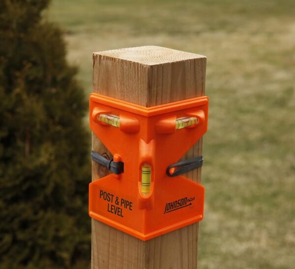 Johnson 175-O Post Level, GloOrange | Manual Operation | ABS Plastic & Rubber | 9 x 5 inches | 1 Count 3 81+LARYm9xL. AC SL1500