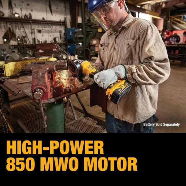 DEWALT 20V MAX* Angle Grinder Tool Cordless Brushless, 4 1/2 Inch, with Paddle Switch and Kickback Brake, Tool Only (DCG413B) 7 81 sc4ZFayL. AC SL1500