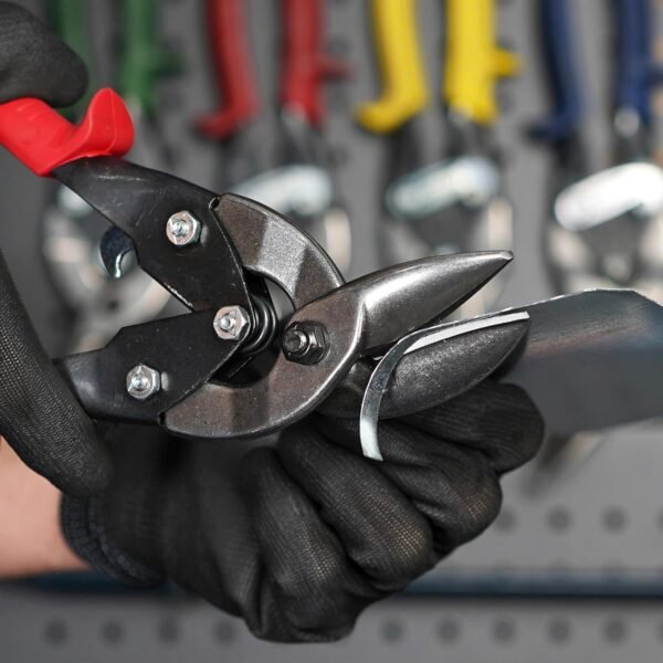 MIDWEST Aviation Snip Set - Left and Right Cut Offset Tinner Shears, Made in the USA - MWT-6510C 5 811Jvw7X5cL. AC SL1500