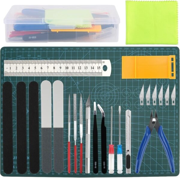 Professional 25PCS Gundam Model Tools Kit Hobby Building Tools Craft Set Gundam Modeler Basic Tools for Basic Model Building, Repairing and Fixing 2 813gNbWRAoL. AC SL1500