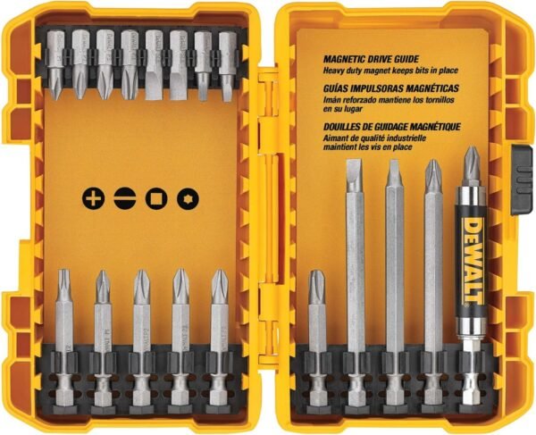 DEWALT Screwdriver Bit Set, Impact Driver and Drill Bit Set, 100-Piece (DWA2FTS100) 4 816vFj3CUVL. AC SL1500