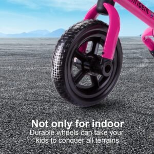 YGJT 3 in 1 Tricycle for Toddlers Age 2-5 Years Old, Folding Kids Balance Bike with Adjustable Seat and Removable Pedal, Toddler Bike Ride-on Toys for Infant, Gifts for Baby Boys Girls Birthday(Pink) 11 YGJT 3 in 1 Tricycle for Toddlers Age 2-5 Years Old, Folding Kids Balance Bike with Adjustable Seat and Removable Pedal, Toddler Bike Ride-on Toys for Infant, Gifts for Baby Boys Girls Birthday(Pink) - Image 3