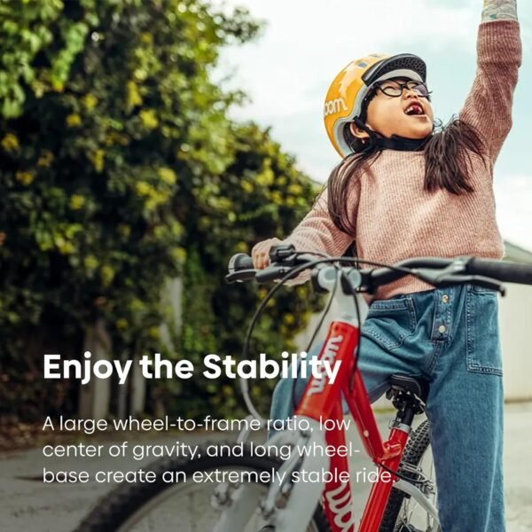 woom 2 Children’s Bicycle for Kids 3-4.5 Years Old, 14-Inch Wheels, Lightweight Bike with Handbrake & Chain Guard, Boys & Girls - Red 7 81DIhQNdFIL. AC SL1500