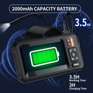 Endoscope Camera with Light, Borescope Camera with 4.3" IPS Screen, 1920P HD with 8 LED Lights, 16.4FT Semi-Rigid Cord, IP67 Waterproof Endoscope for Sewer, Cool Gadgets&Tools for Men - Image 7