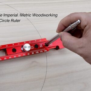 Woodworking Compass Scriber, Portable Aluminum Alloy Woodworking Compass Tool, Adjustable Metric/Inch Arc Drawing Ruler Circle Drawing Ruler Marking Gauge Circle Marking Tool (mini) 14 Woodworking Compass Scriber, Portable Aluminum Alloy Woodworking Compass Tool, Adjustable Metric/Inch Arc Drawing Ruler Circle Drawing Ruler Marking Gauge Circle Marking Tool (mini) - Image 6