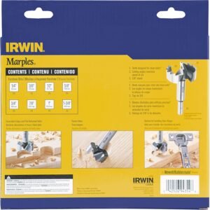 Irwin Tools IRWIN Marples Forstner Bit Set, Wood Drilling, 8 Piece (1966892) 12 Irwin Tools IRWIN Marples Forstner Bit Set, Wood Drilling, 8 Piece (1966892) - Image 6